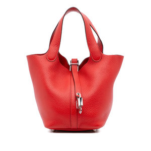 Pre-Loved Hermes Clemence Picotin Lock 18